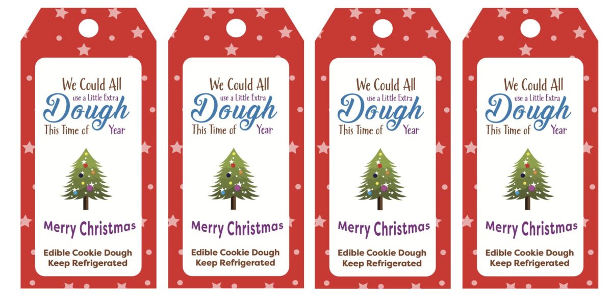 Edible Cookie Dough Gift Tag